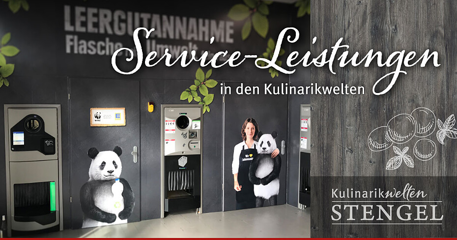 Service-Leistungen in den Kulinarikwelten