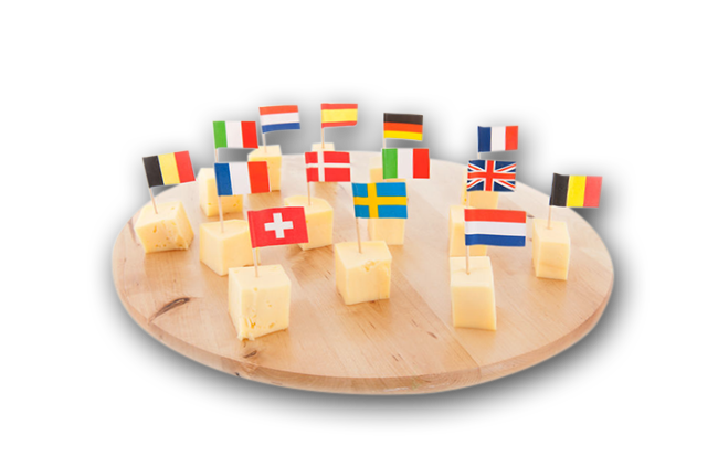Unsere Käsespezialitäten stammen aus 20 verschiedenen Herkunftsländern