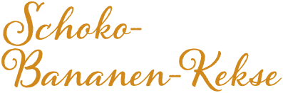 Schoko-Bananen-Kekse