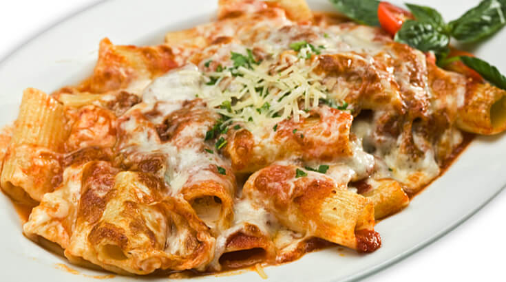 Penne melancane al forno (vegetarisch)