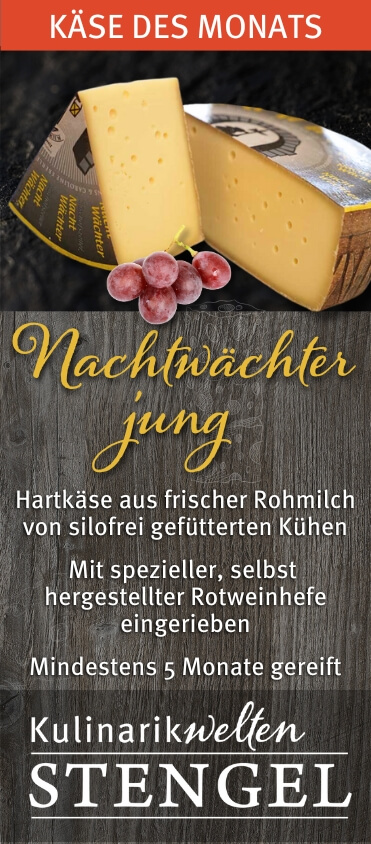 Nachtwächter jung: Angebotskäse des Monats Januar
