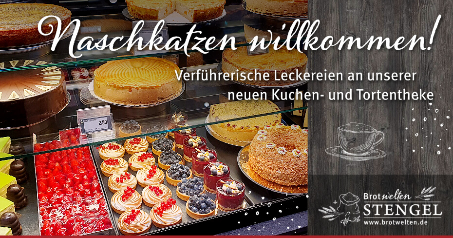 Naschkatzen willkommen: Verführerische Leckereien an unserer neuen Kuchen- und Tortentheke