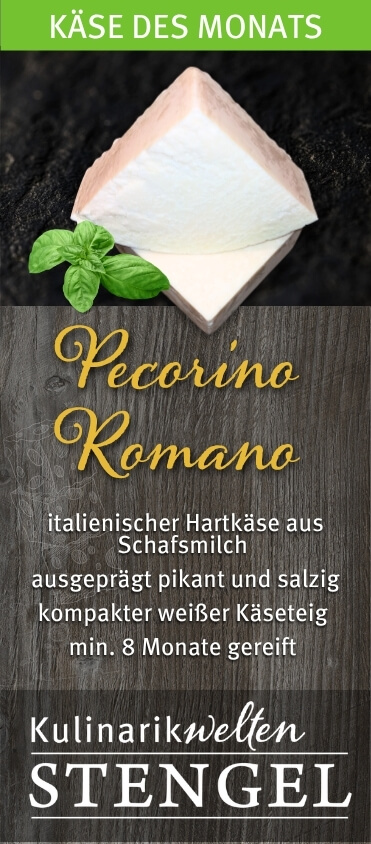 Pecorino Romano: Angebotskäse des Monats Juli
